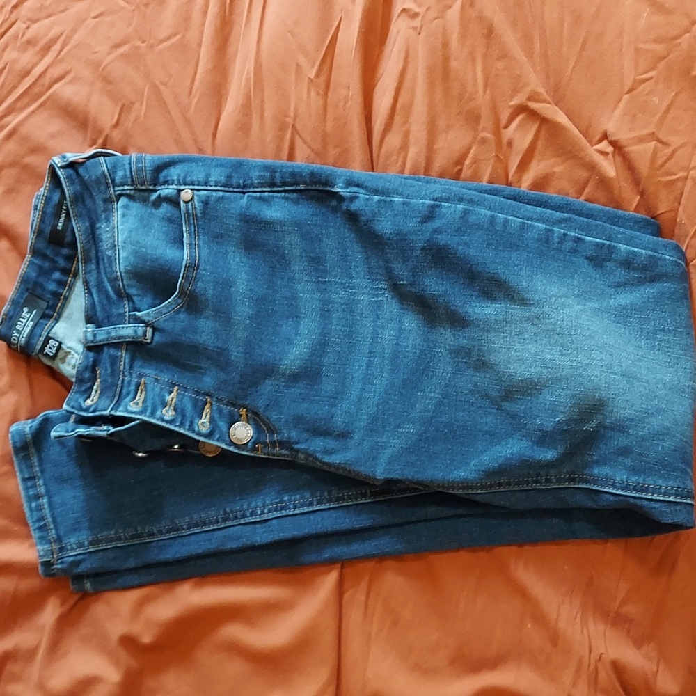 Judy Blue Button Fly Skinny Jeans